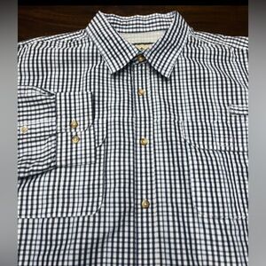 Tallwoods Elementwear Roll Tab Sleeve Button Up Shirt w/ Rear Vent Mens Size XXL